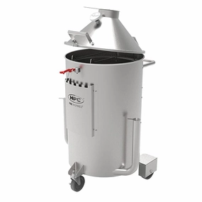 HPC Fire Vortex Technology Drum Smoker DS-SST stainless steel BBQ grill with side table