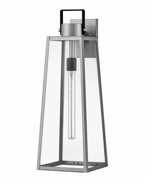 Hugh LED Wall Lantern Antique Brushed AluminumOutdoor wall sconces with motion sensor