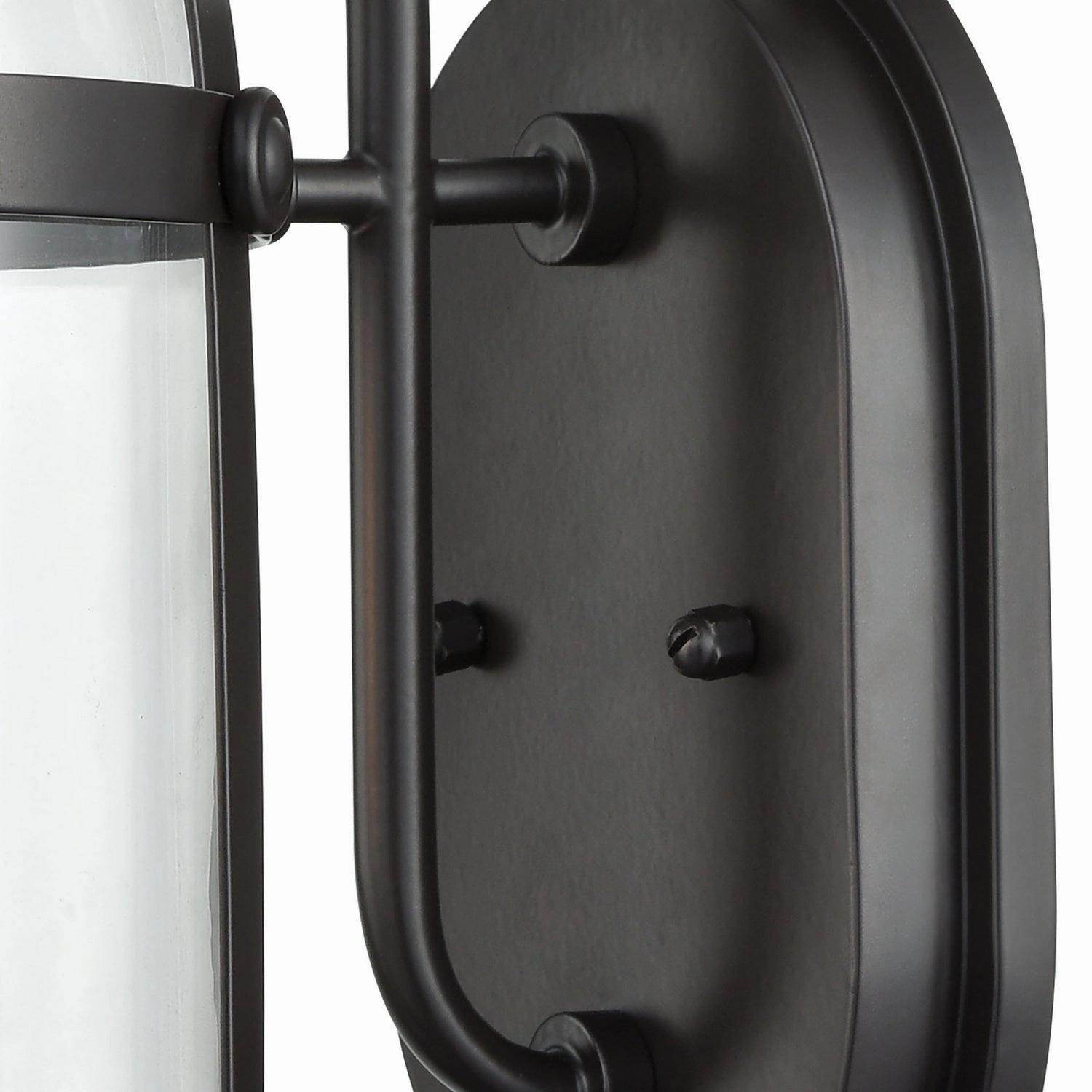 Hunley One Light Wall Sconce Oil Rubbed Bronze