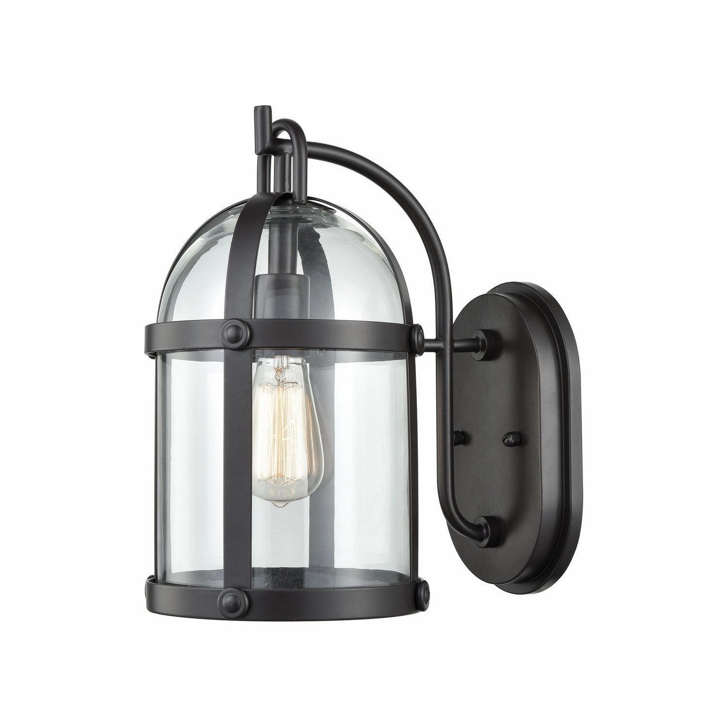 Hunley One Light Wall Sconce Oil Rubbed BronzeOutdoor wall sconces with motion sensor