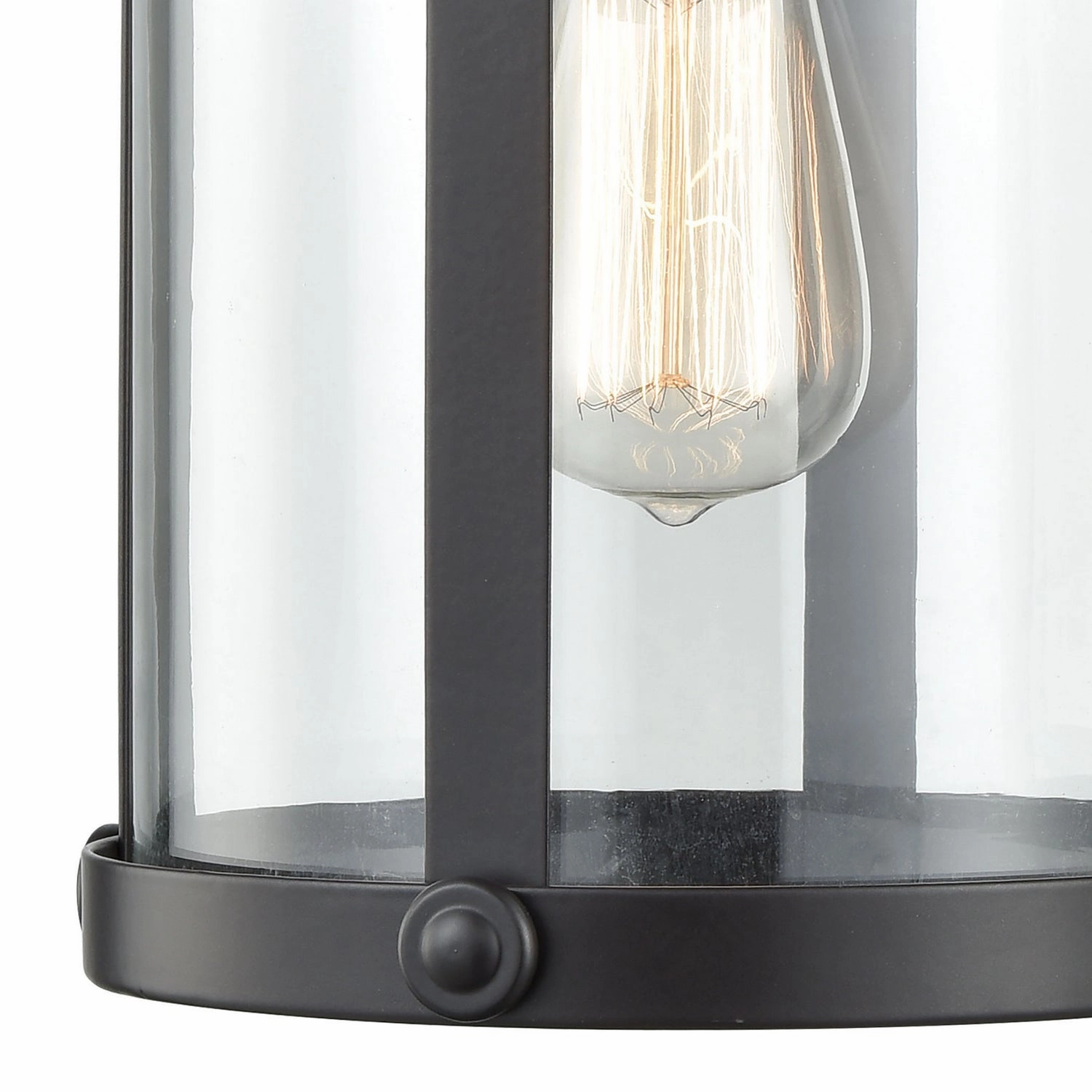 Hunley One Light Wall Sconce Oil Rubbed Bronze
