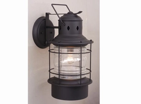 Hyannis One Light Outdoor Wall Mount Textured BlackOutdoor wall sconces with motion sensor