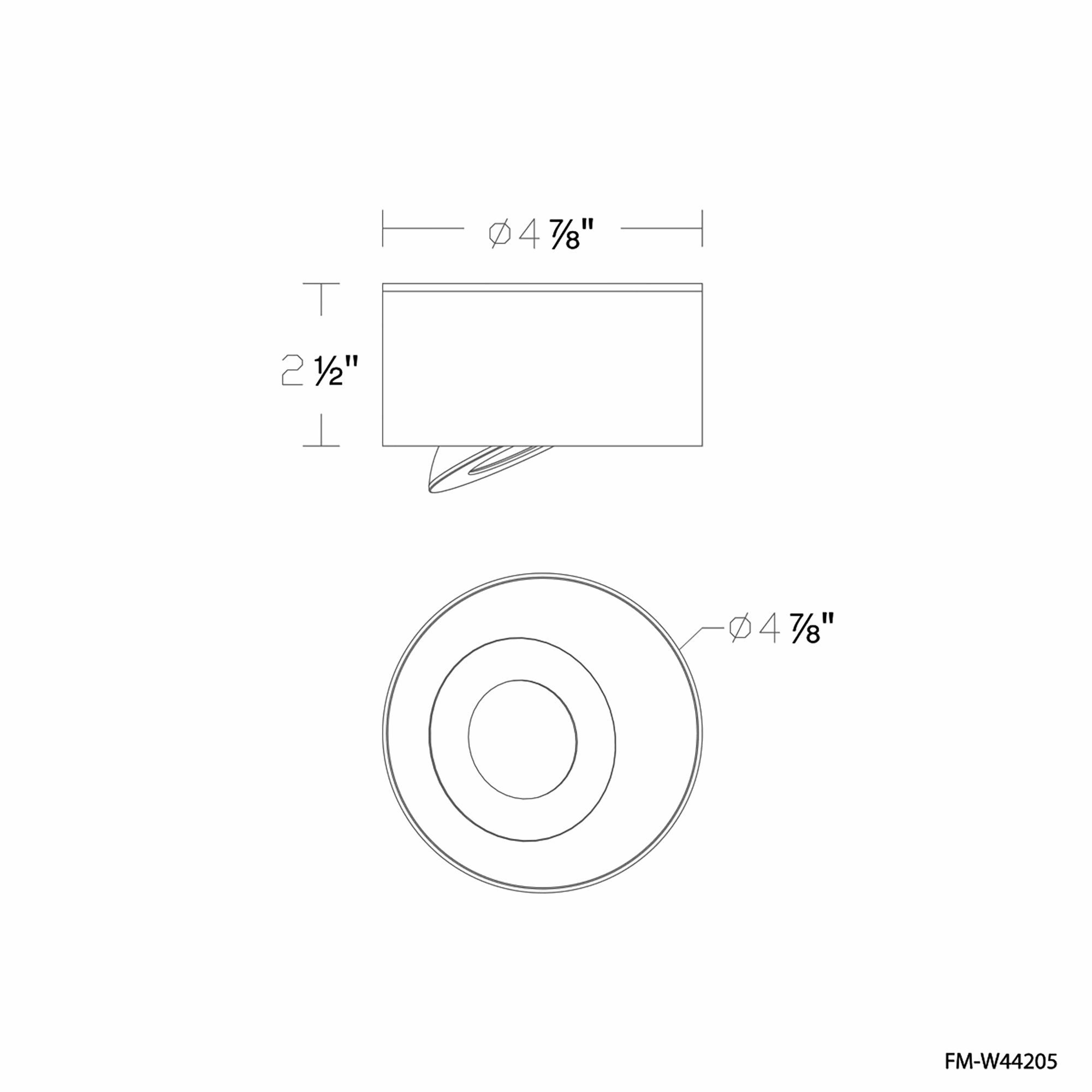 I Spy 5" LED Outdoor Flush Mount 3-CCT