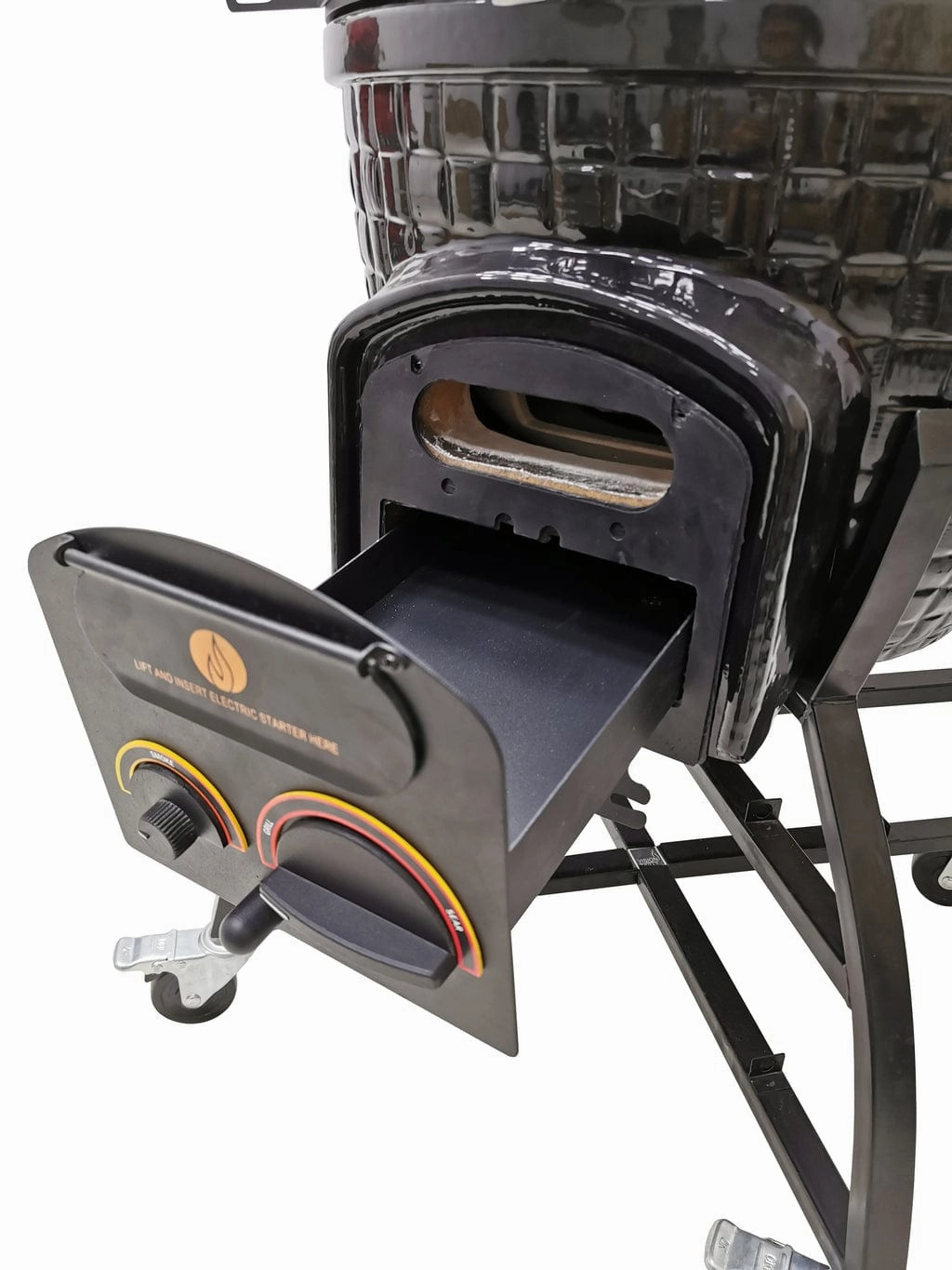 Icon Grills XR402 Deluxe Black Kamado Charcoal Grill CGXR402BDELUXE