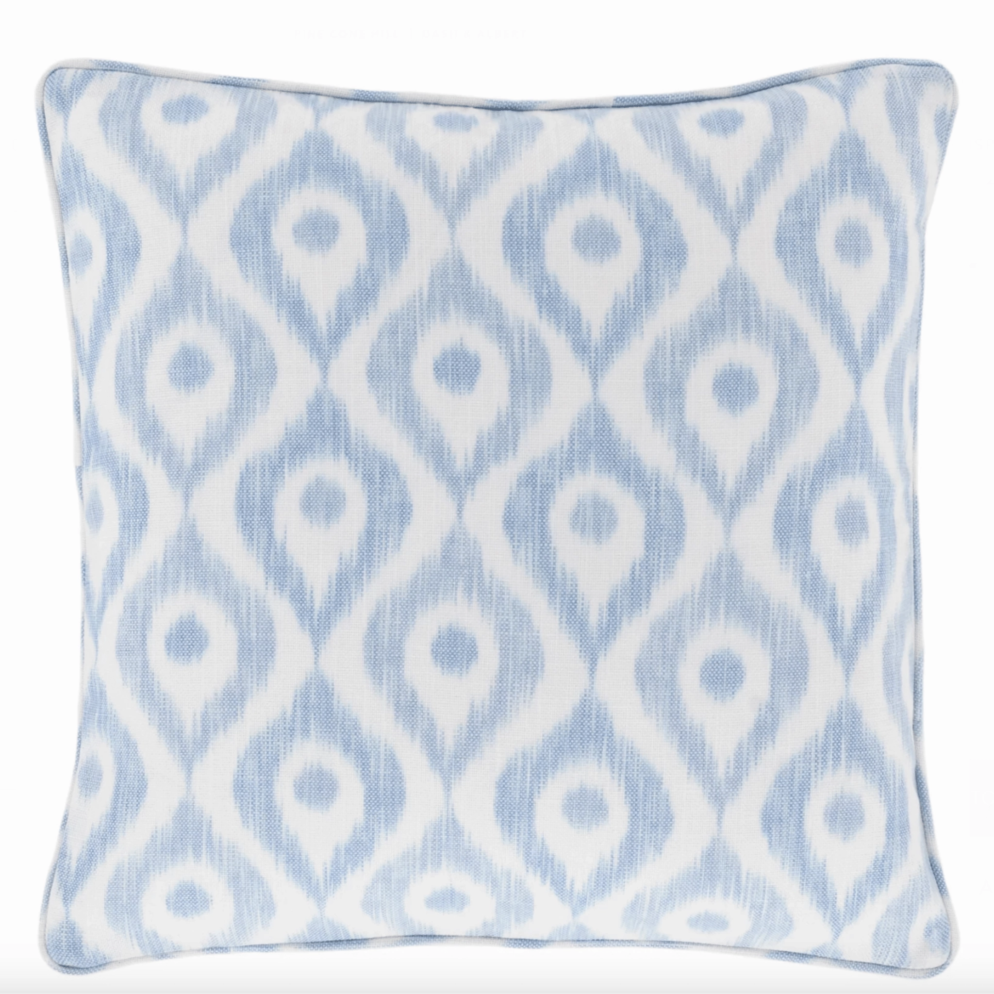 Indie Blue Indoor/Outdoor Decorative Pillow Coverwaterproof outdoor throw pillow