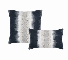 Indigo Tides Indoor/Outdoor Pillowwaterproof outdoor throw pillow
