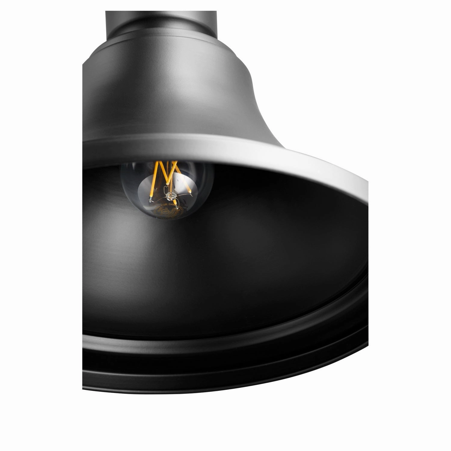 Industrial Lanterns One Light Outdoor Lantern Black