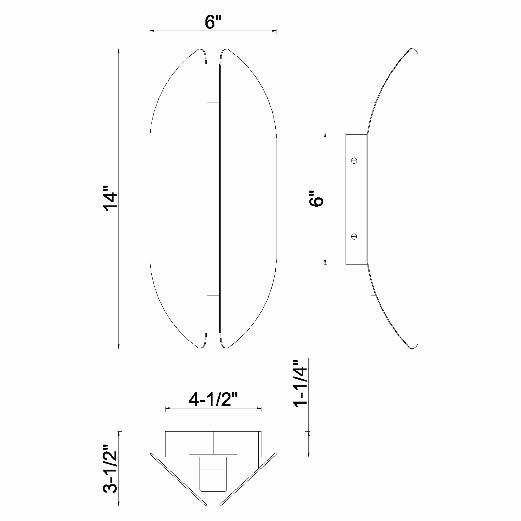 Inntra 14" Outdoor Wall Mount