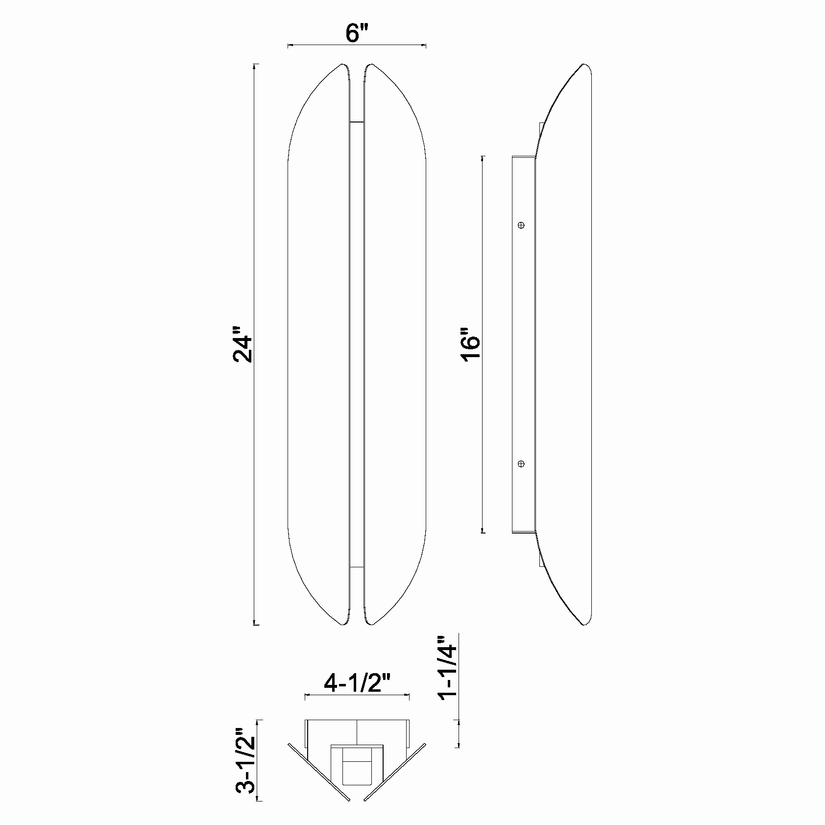 Inntra 24" Outdoor Wall Mount