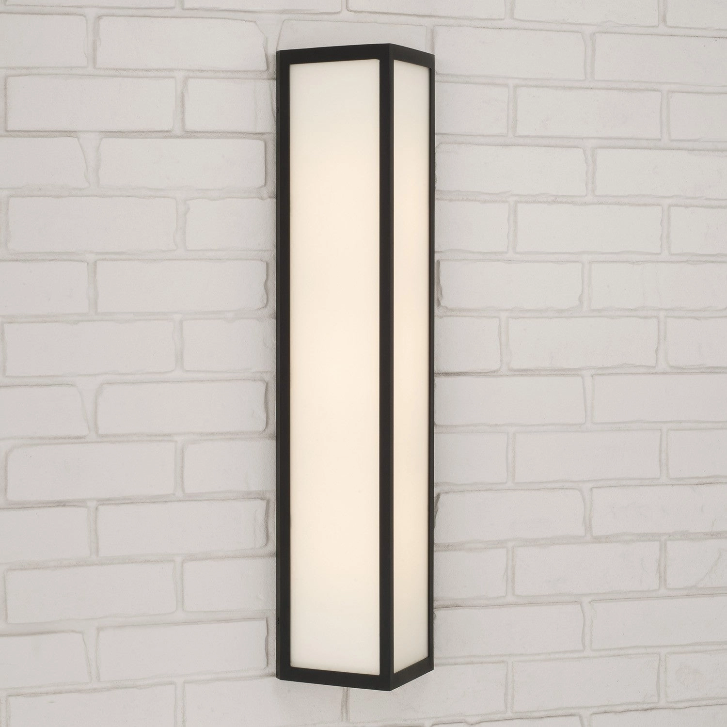 Irvin Three Light Outdoor Wall Lantern Black
