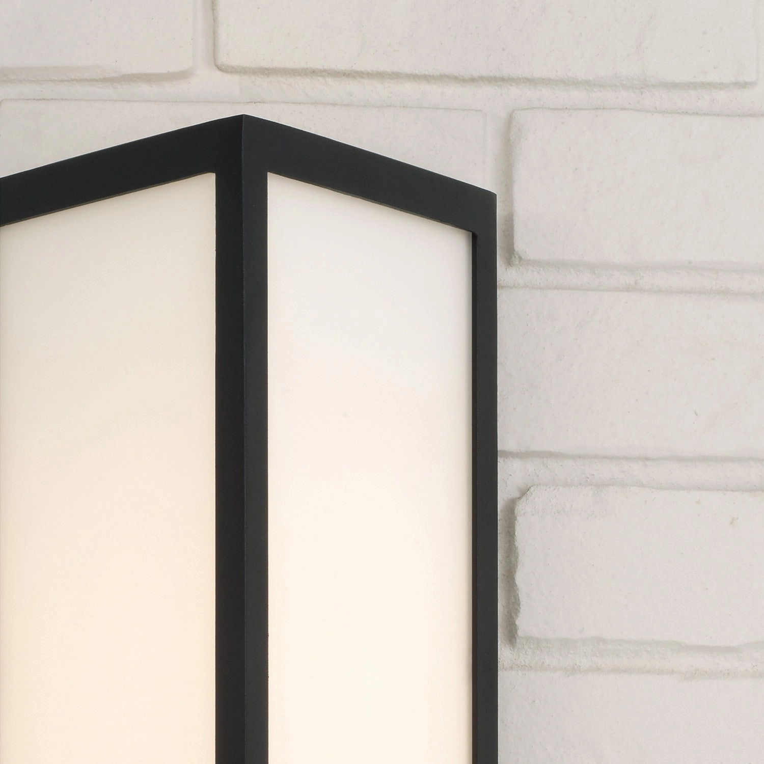 Irvin Three Light Outdoor Wall Lantern Black