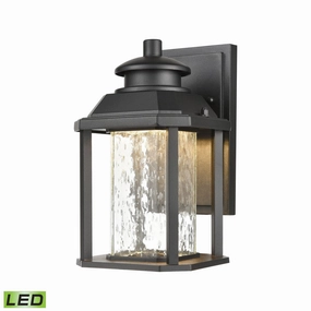 Irvine LED Outdoor Wall Sconce Matte BlackOutdoor wall sconces with motion sensor