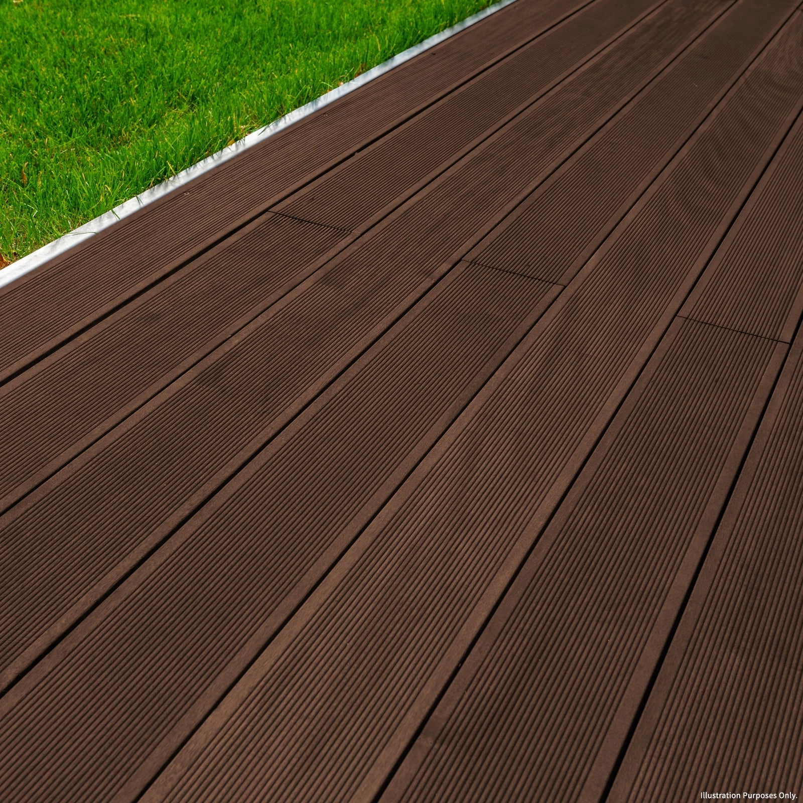 Jard Composite Decking - 5 SQM - Conker Brown