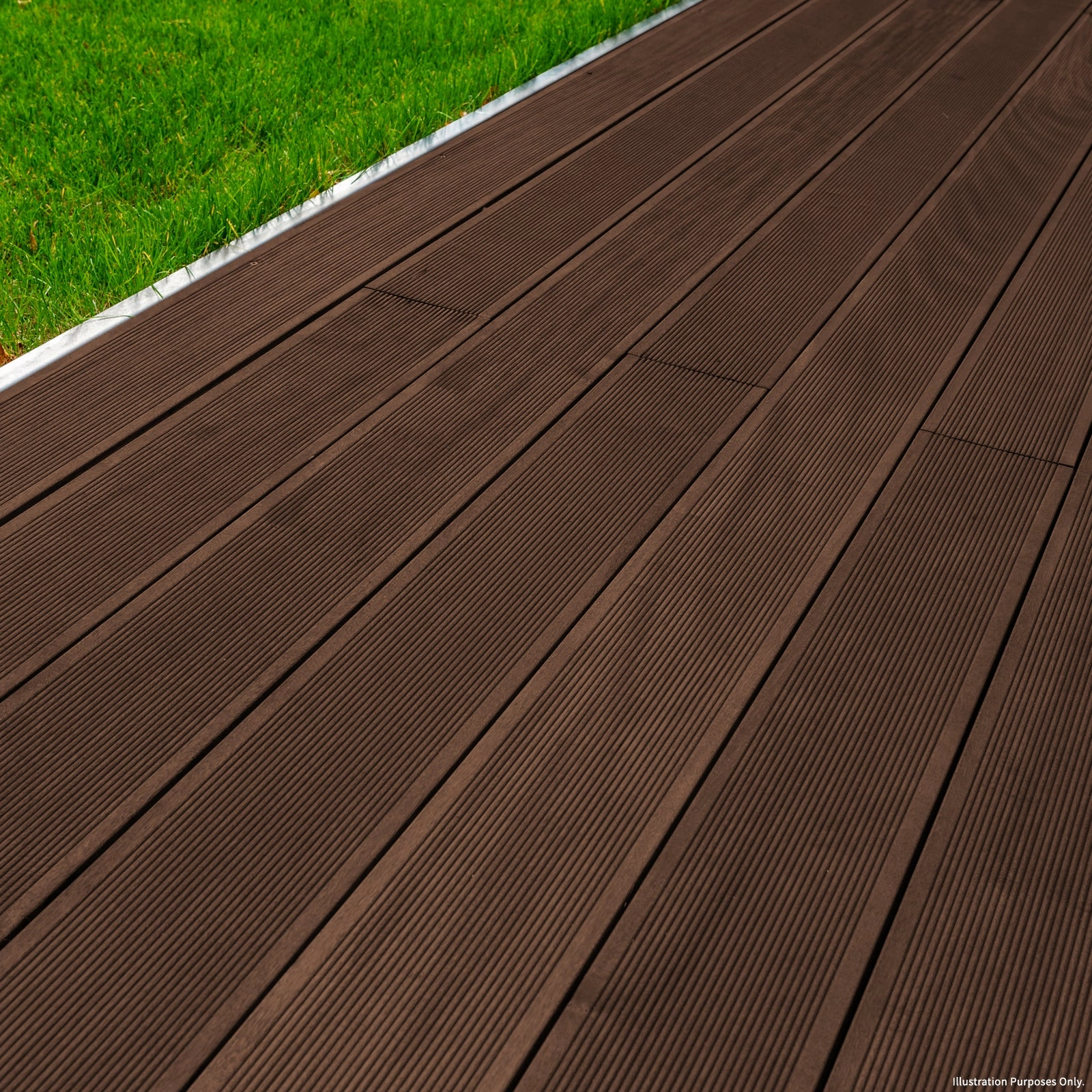 Jard Composite Decking - 8 SQM - Conker Brown