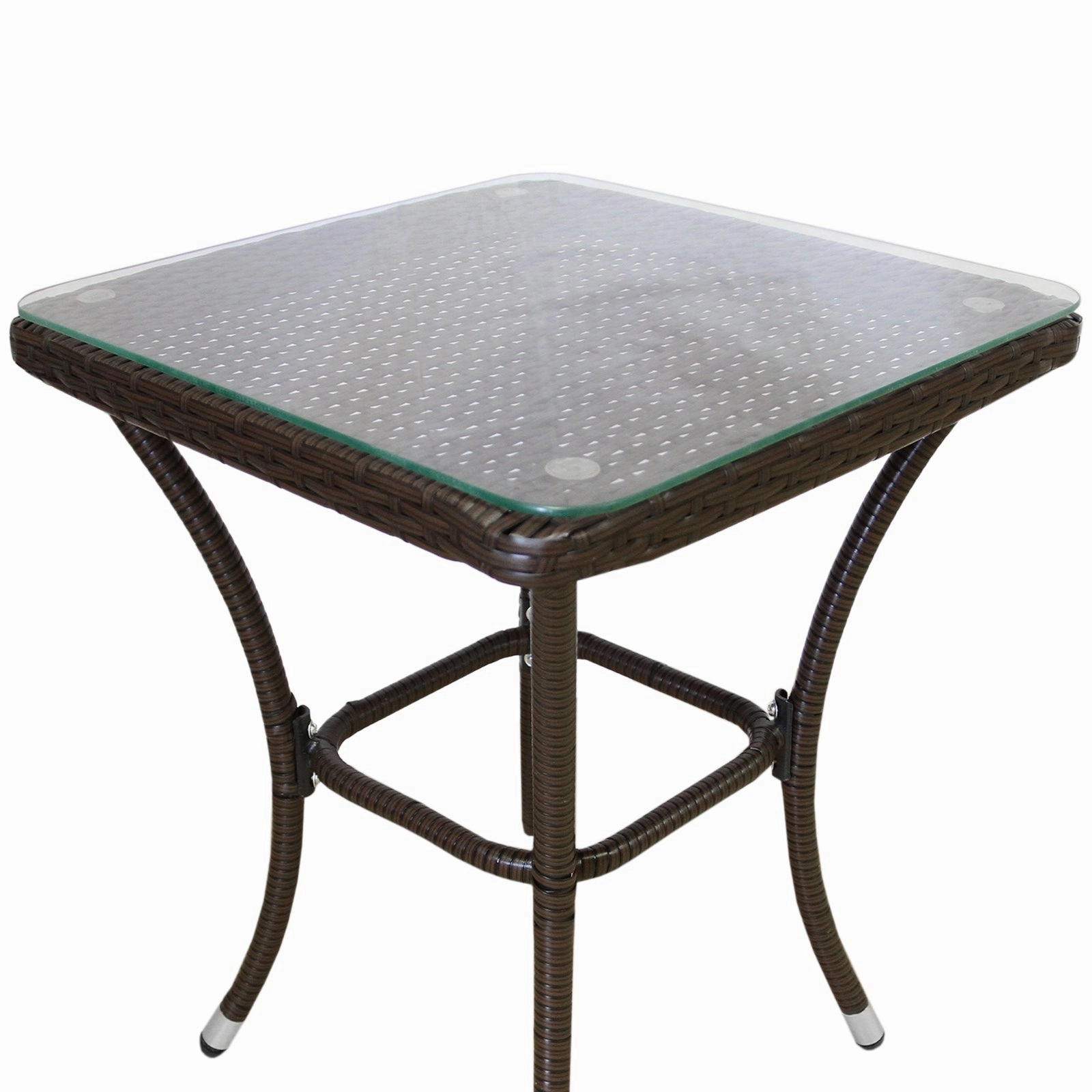 Jard Rattan Bistro Set Brown