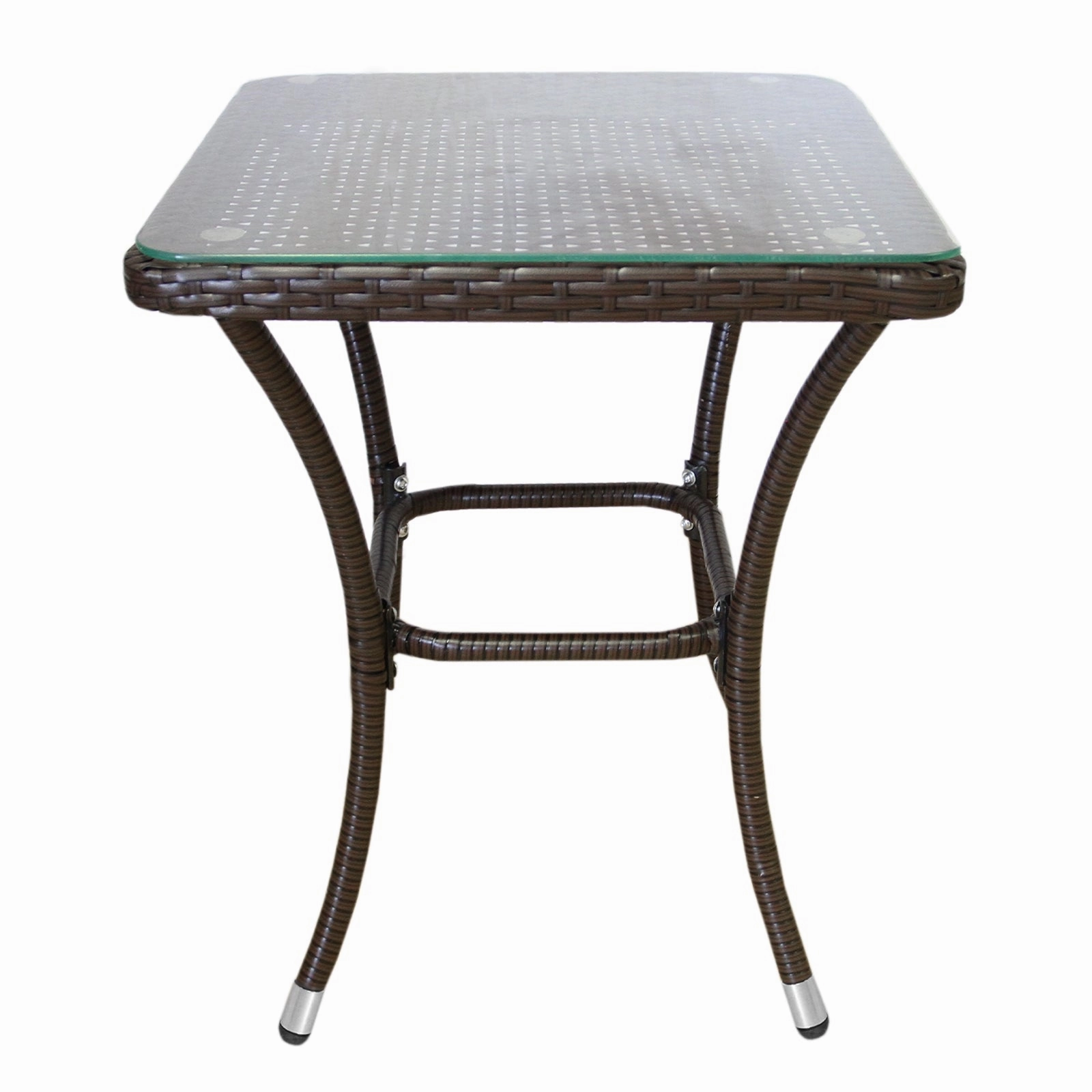 Jard Rattan Bistro Set Brown