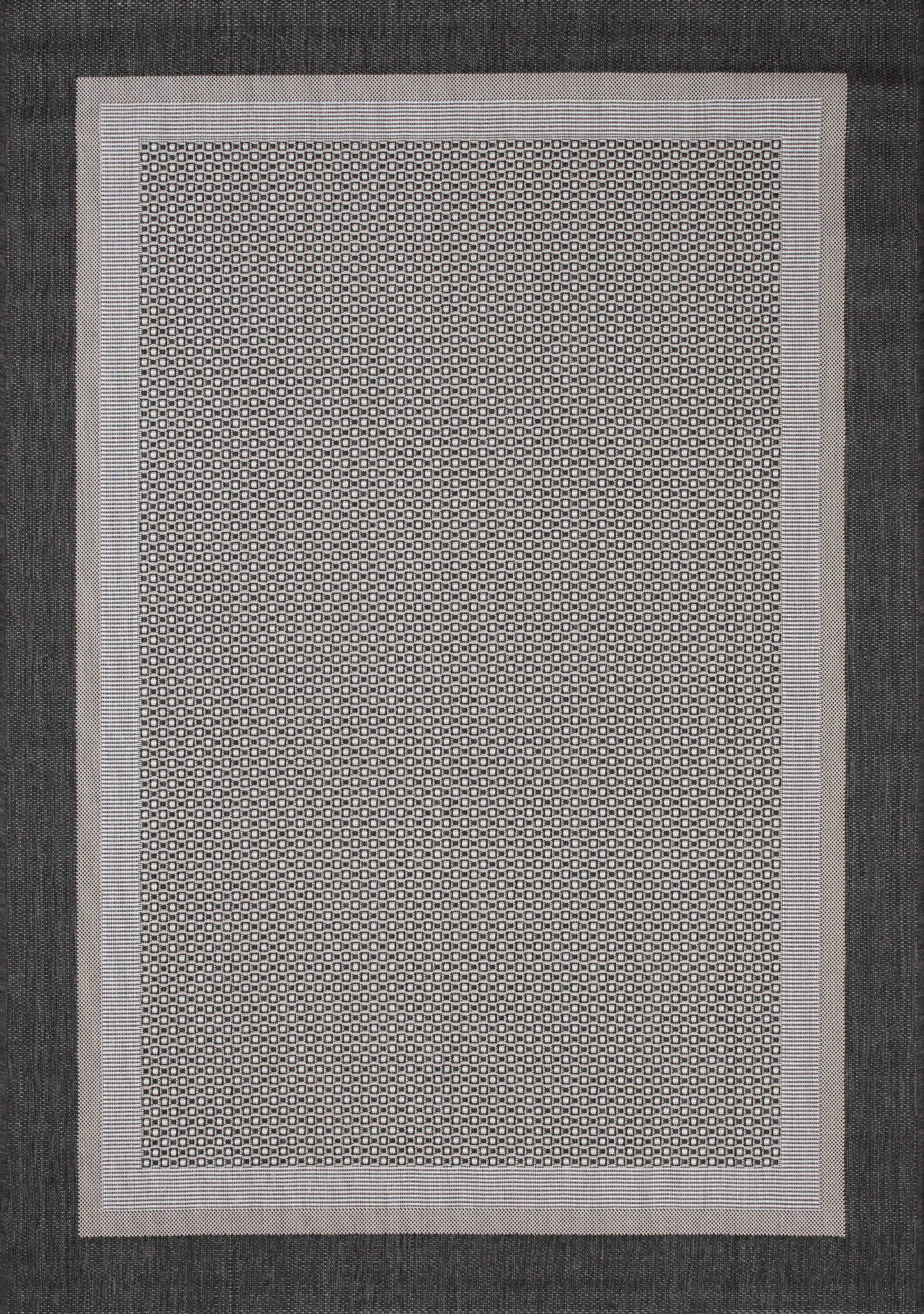 Jasper Border 5'3" X 7'7" Outdoor Area Rug - Greyoutdoor patio furniture set