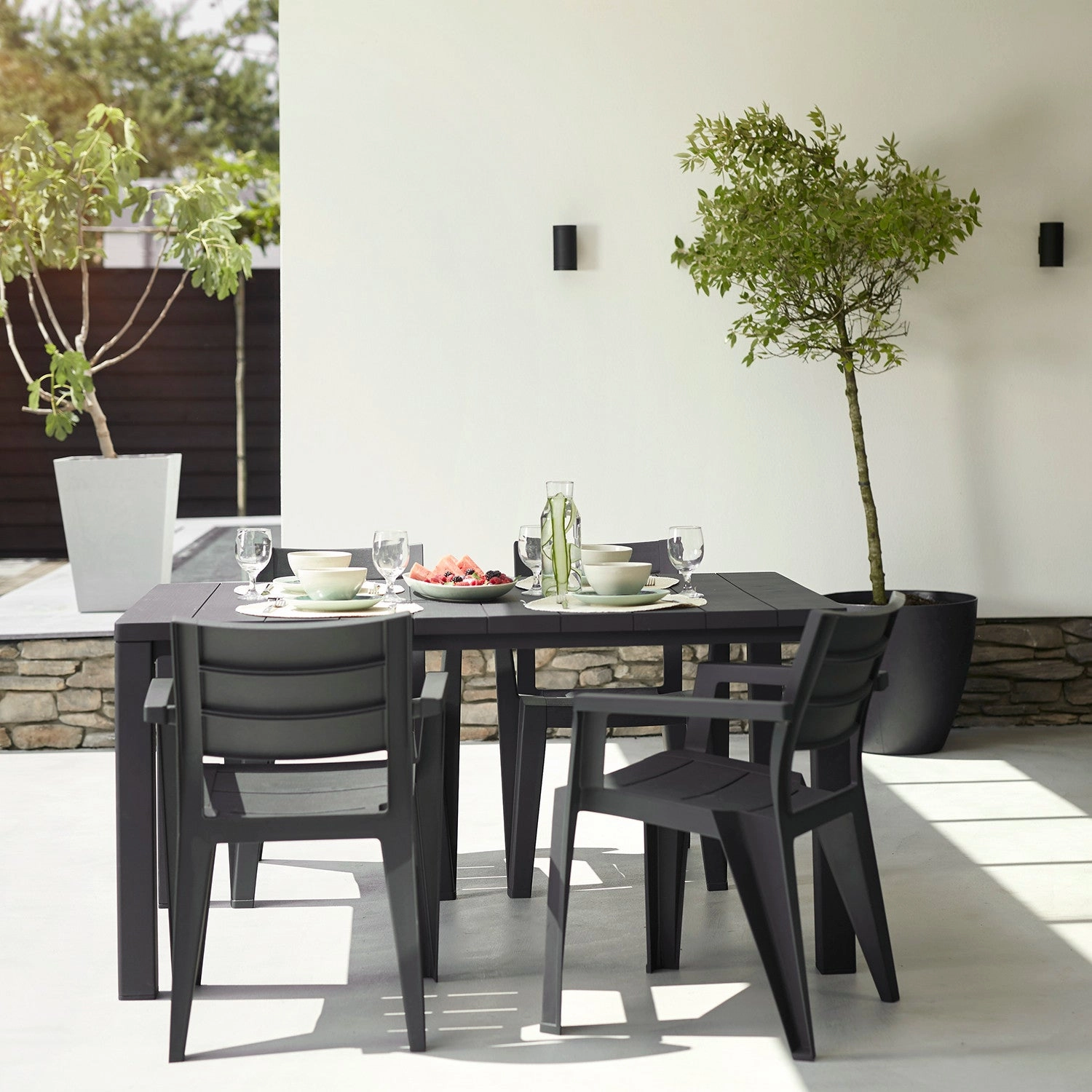 Julie Table Graphite