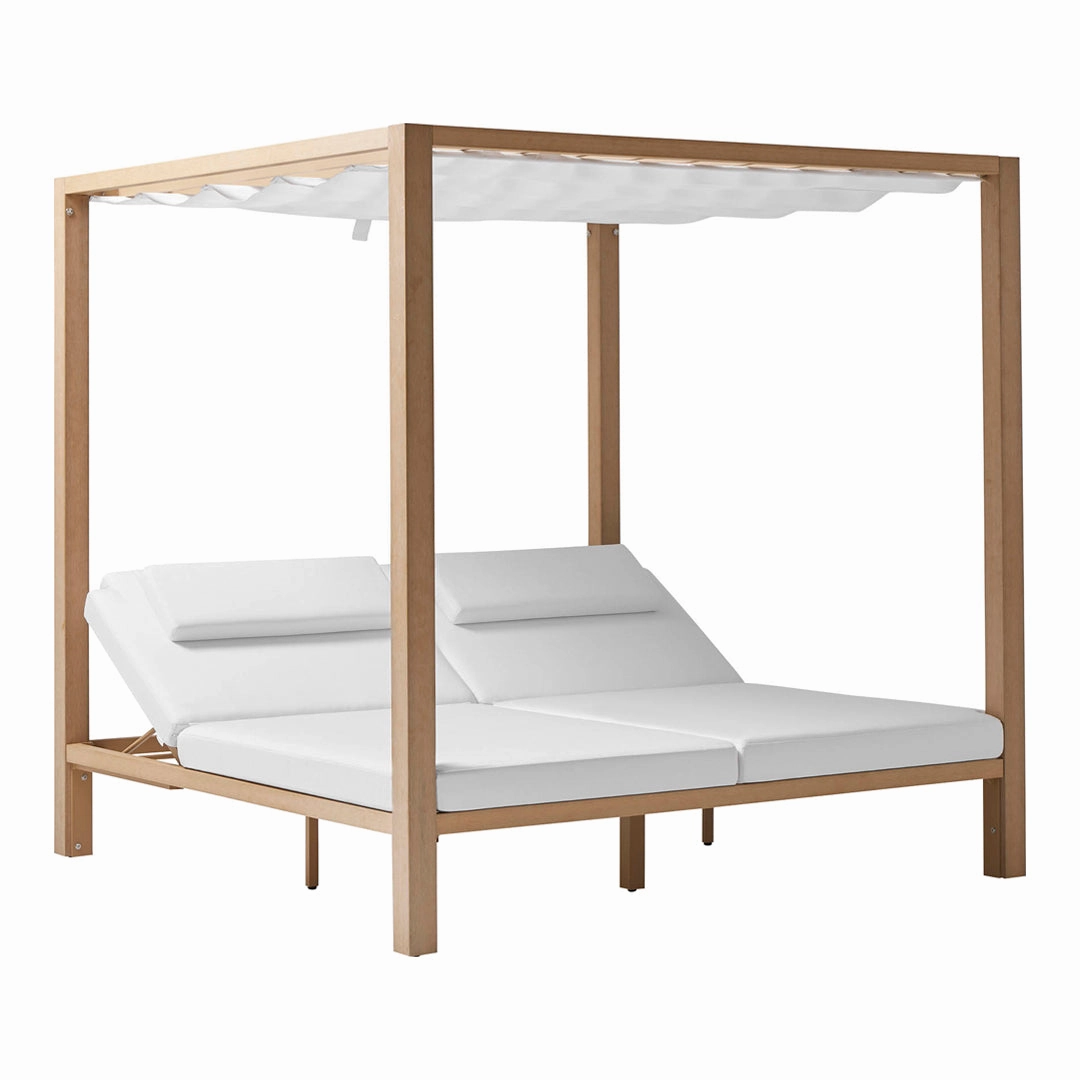 Kahn Sunbed - 2-SeaterPatio reclining sun chair