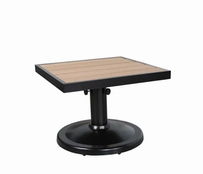 Kensington 24" Square Pedestal Side Tableoutdoor patio furniture set