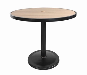 Kensington 48" Round Pedestal Balcony Tableoutdoor patio furniture set
