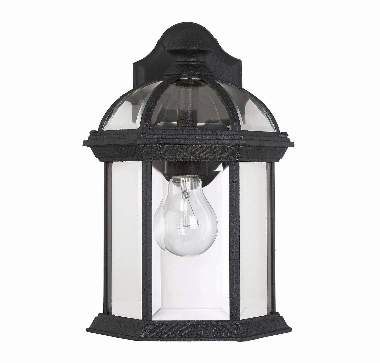 Kensington One Light Wall Mount Textured Black