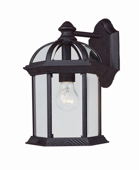 Kensington One Light Wall Mount Textured BlackOutdoor wall sconces with motion sensor