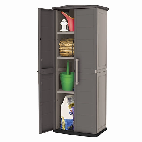 Keter Boston Tall Outdoor Cabinet waterproof outdoor storage cabinet