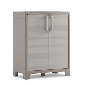 Keter Gulliver Low Outdoor Cabinet waterproof outdoor storage cabinet
