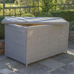 Kettler Palma Garden Cushion Box White Washoutdoor garden decorative ornaments