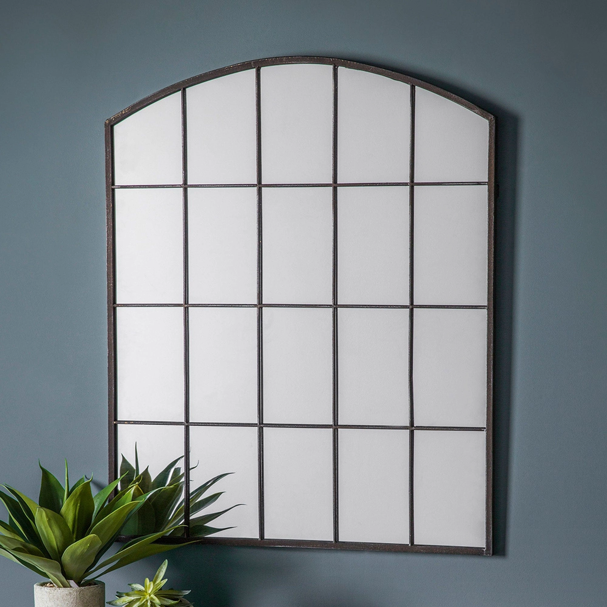 Kew - Black Wall Mirror
