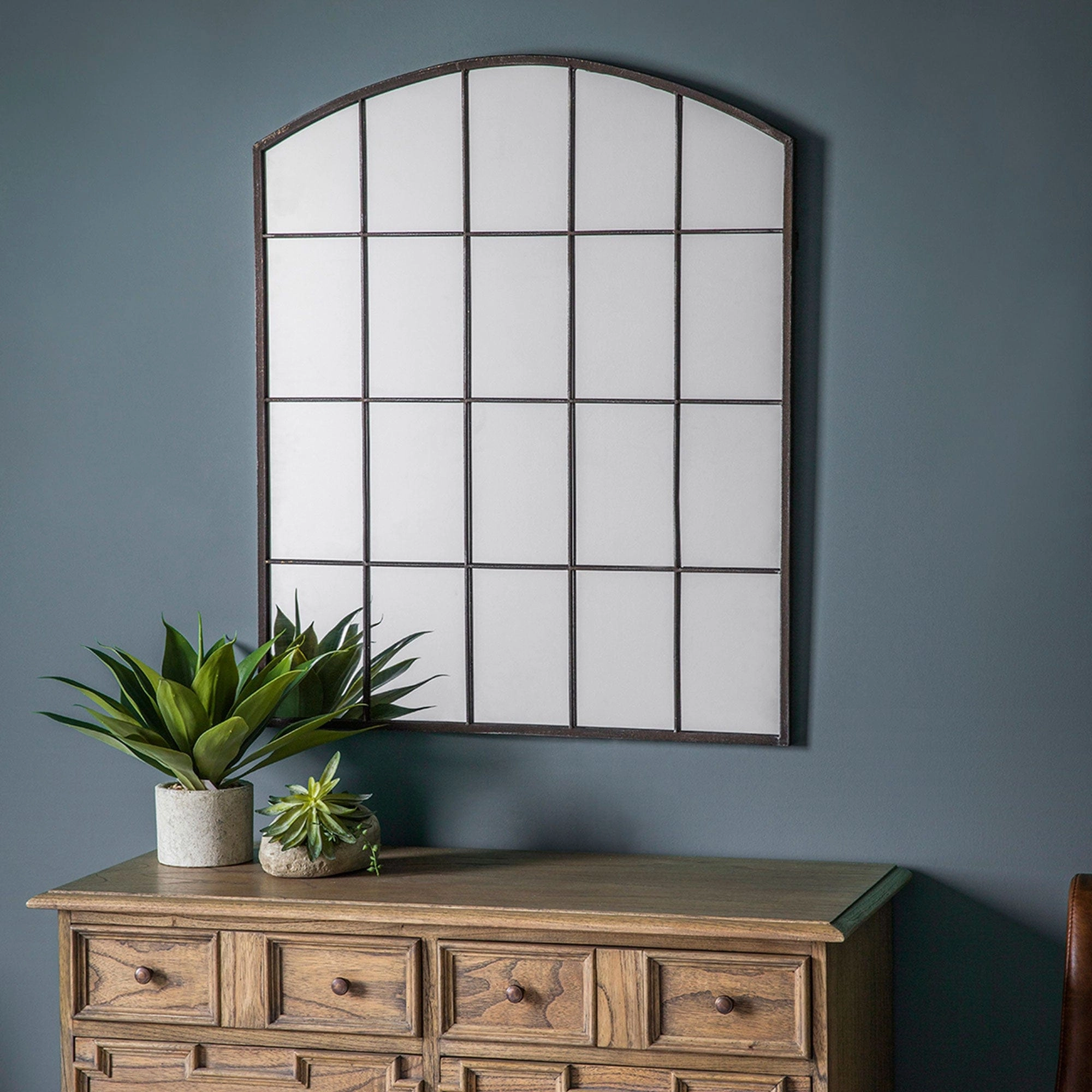 Kew - Black Wall Mirror