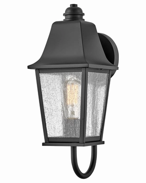 Kingston LED Wall Mount BlackOutdoor wall sconces with motion sensor