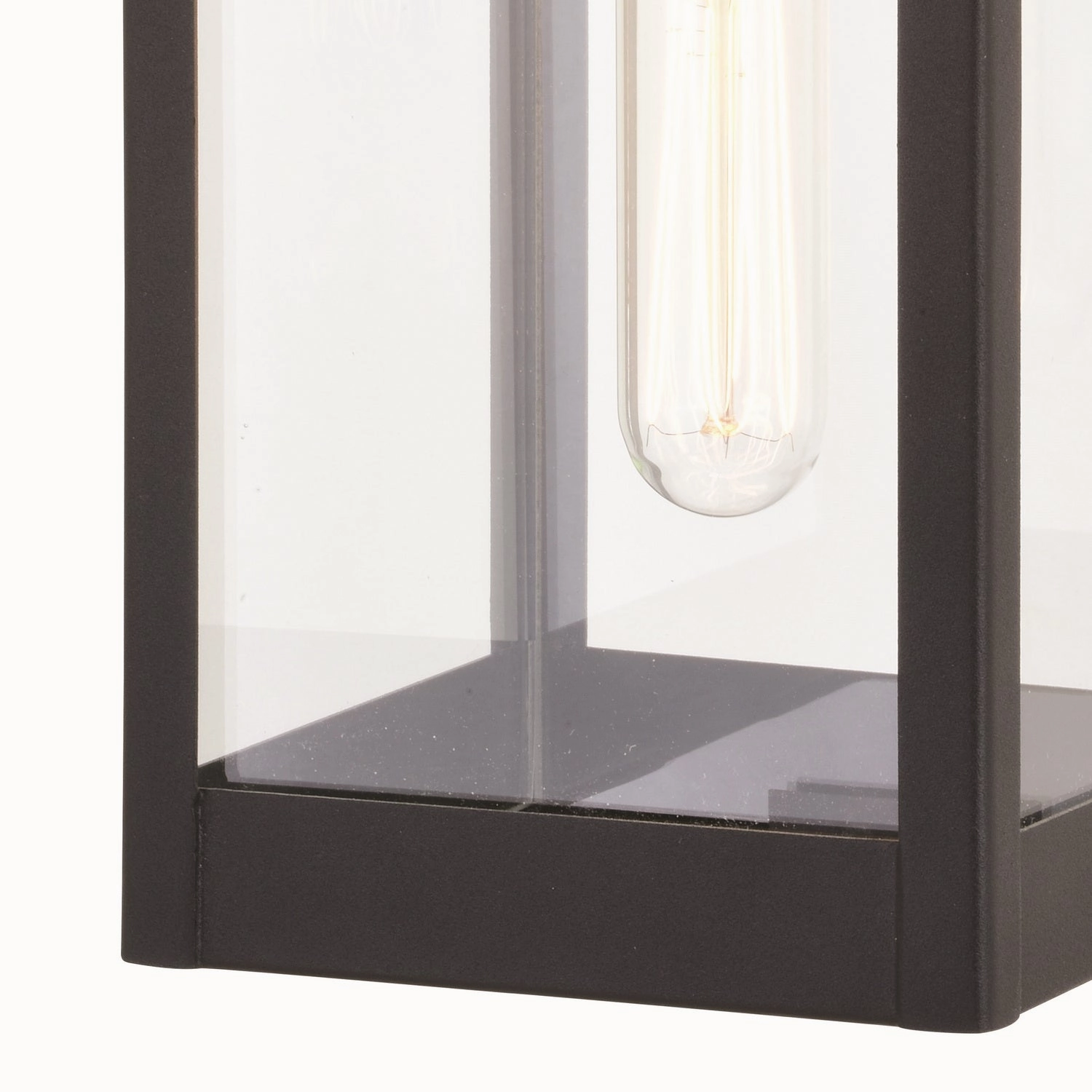 Kinzie One Light Outdoor Motion Sensor Wall Mount Textured Black