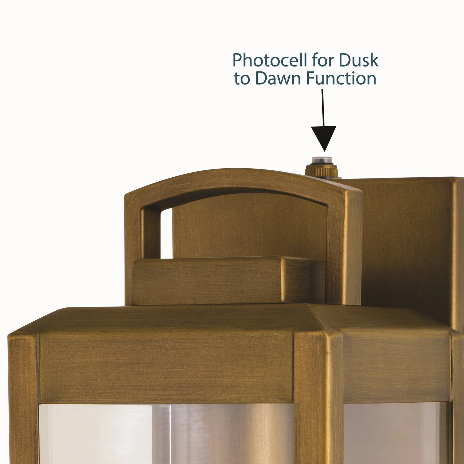Kinzie One Light Outdoor Wal Mount Vintage Brass