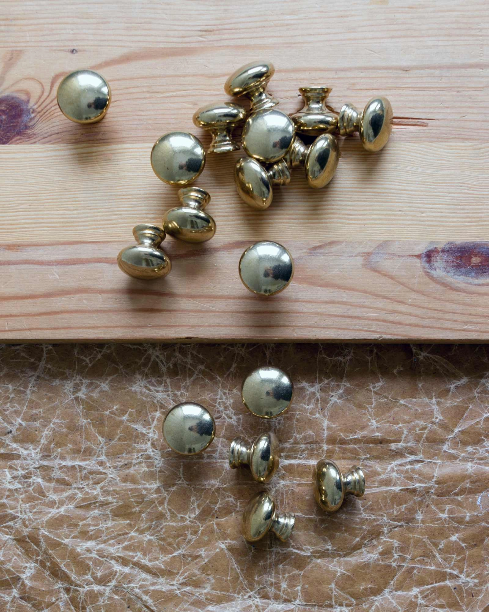 Knob - Sekelskifte brass