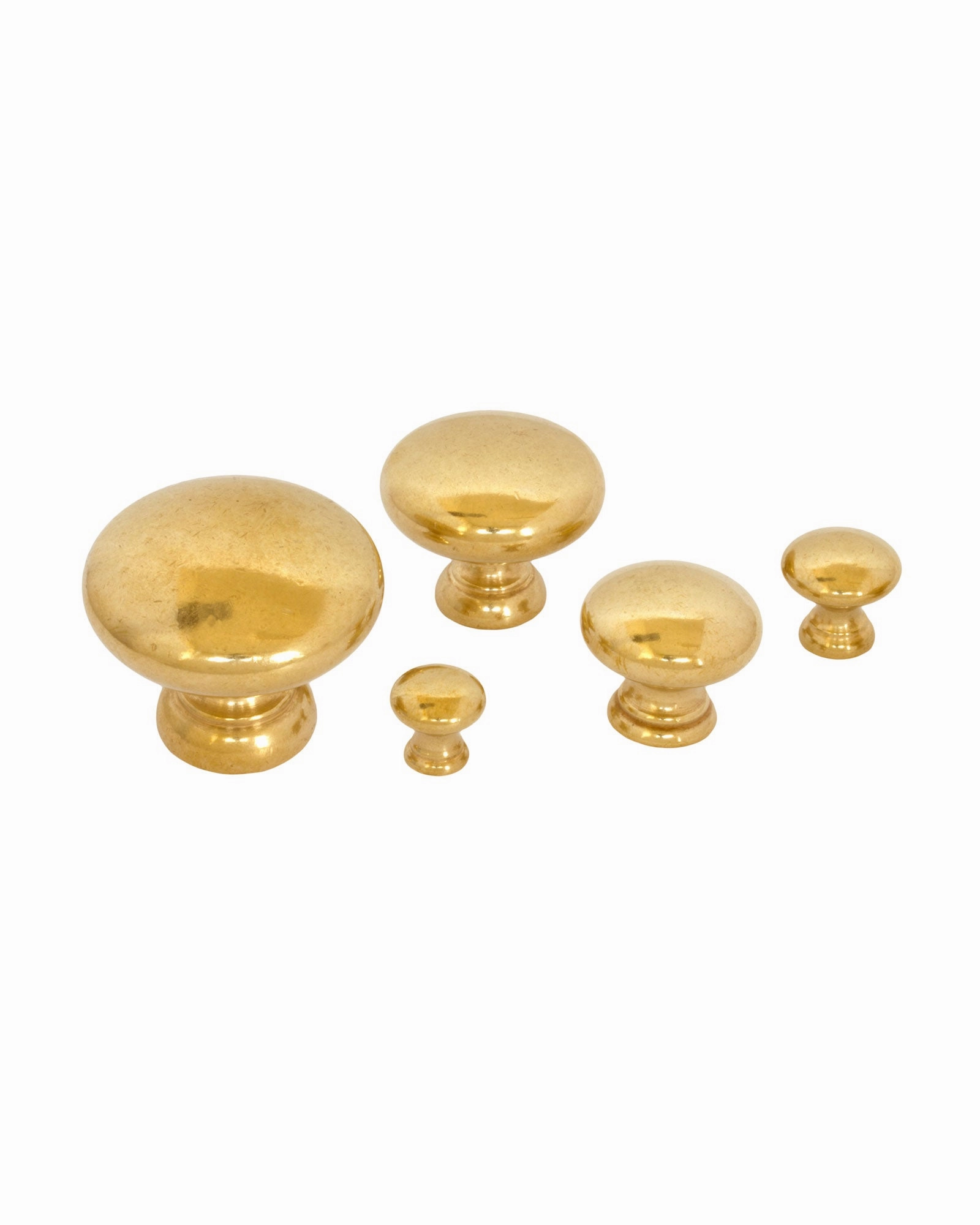 Knob - Sekelskifte brass
