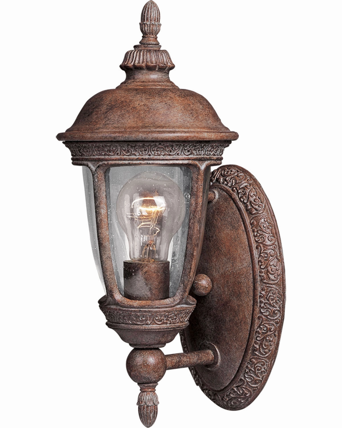 Knob Hill DC One Light Outdoor Wall Lantern SiennaOutdoor wall sconces with motion sensor