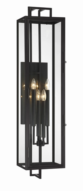 Knoll Road Four Light Wall Mount CoalOutdoor wall sconces with motion sensor