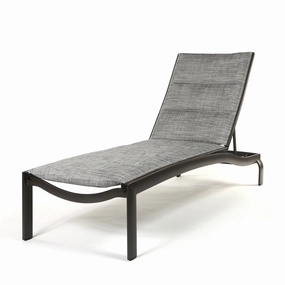 Kor Padded Sling Chaise Loungealuminum alloy outdoor sofa set