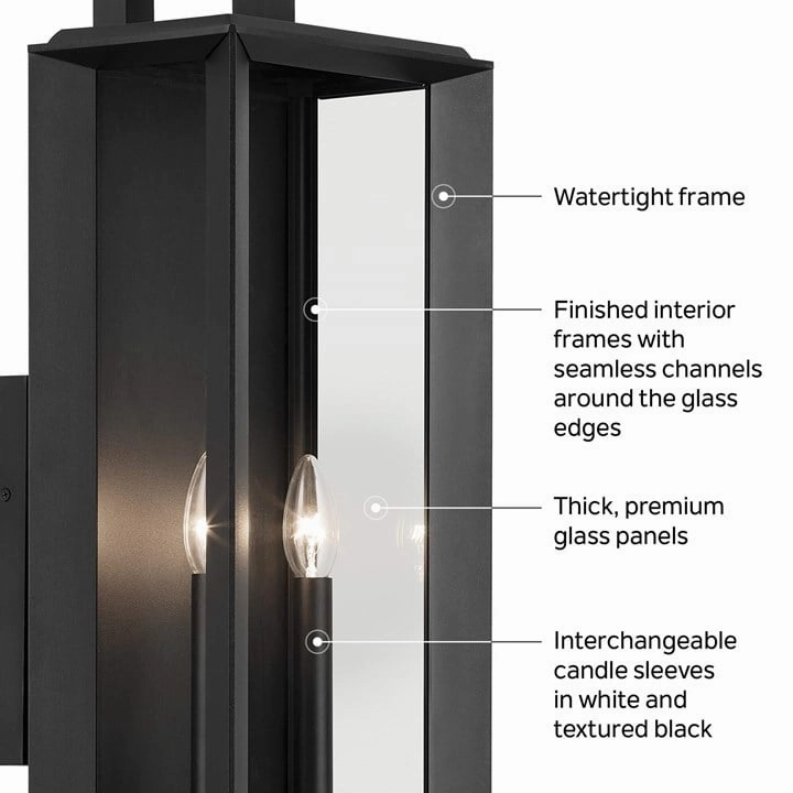 Kroft 28" 2-Light Outdoor Wall Light