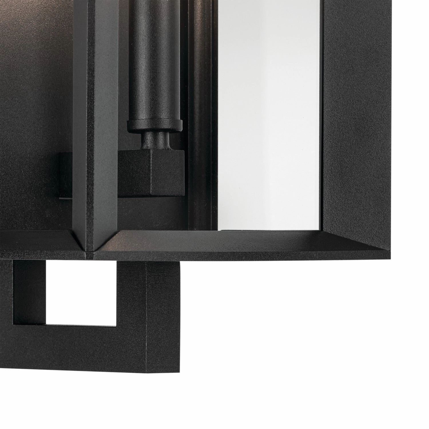 Kroft One Light Outdoor Wall Mount Textured Black