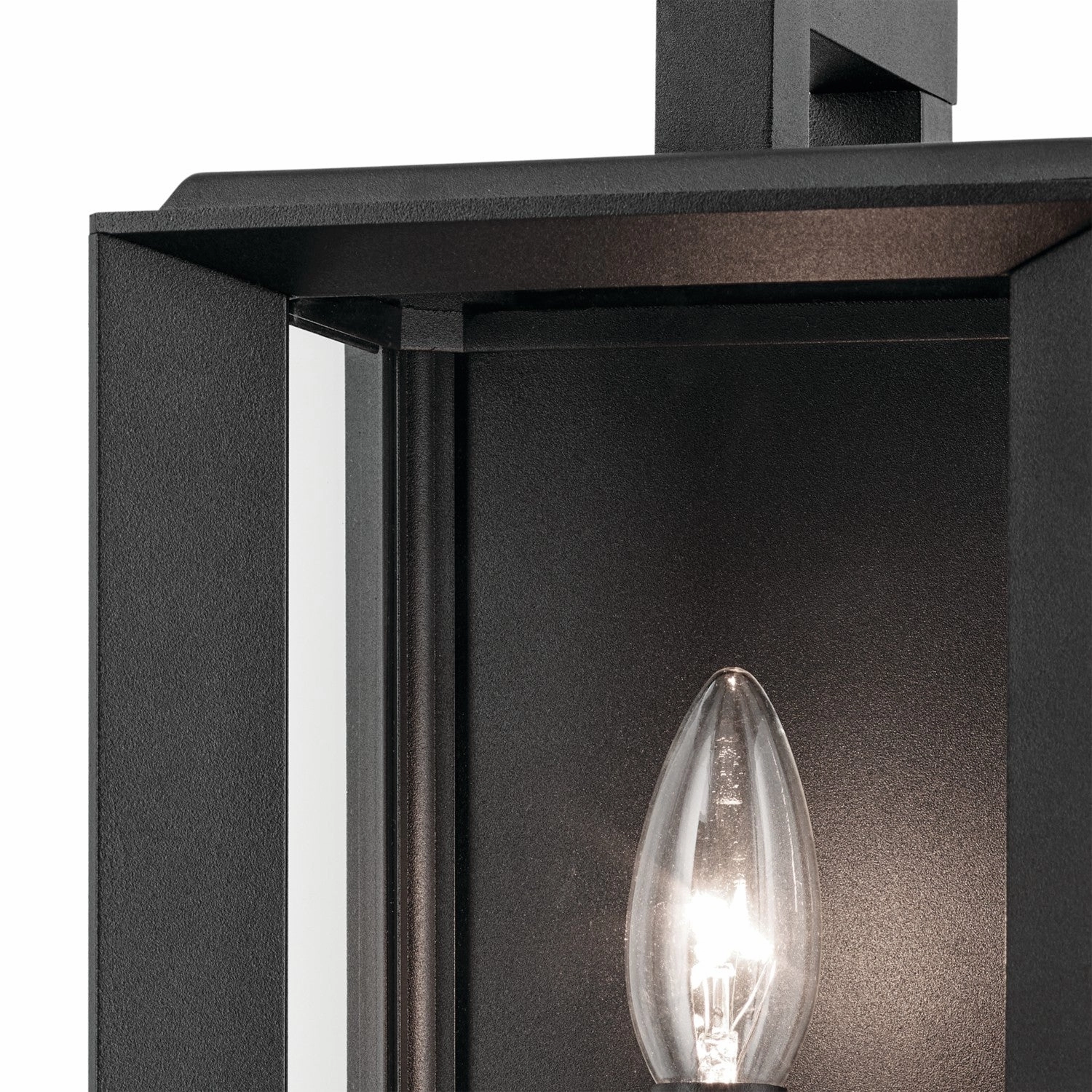 Kroft One Light Outdoor Wall Mount Textured Black