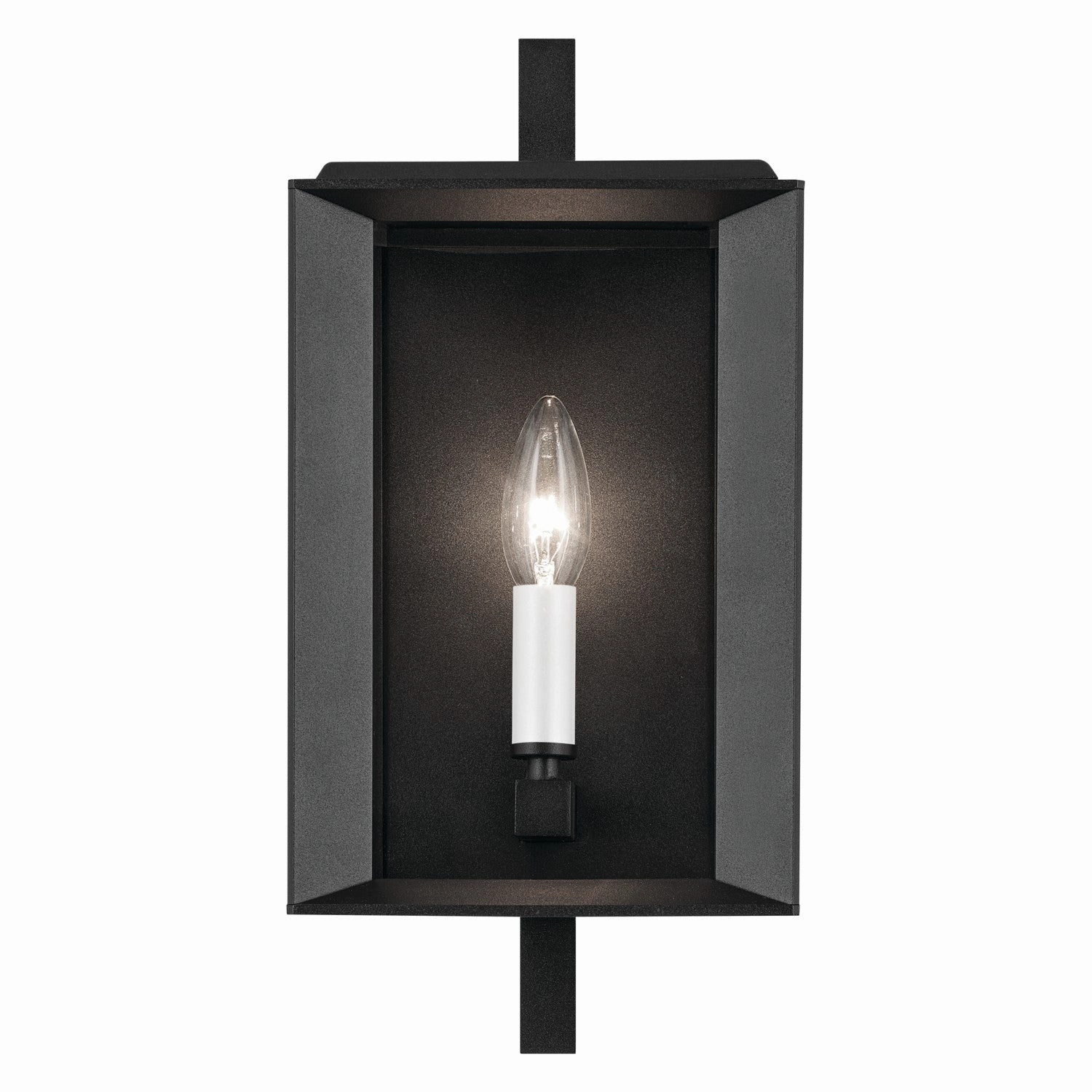 Kroft One Light Outdoor Wall Mount Textured Black