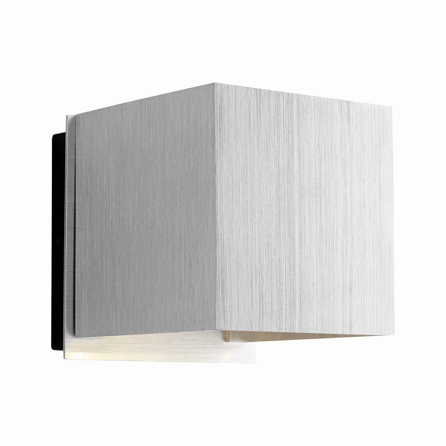 Kubo LED Outdoor Lantern Brushed Aluminum