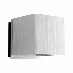 Kubo LED Outdoor Lantern Brushed AluminumOutdoor wall sconces with motion sensor