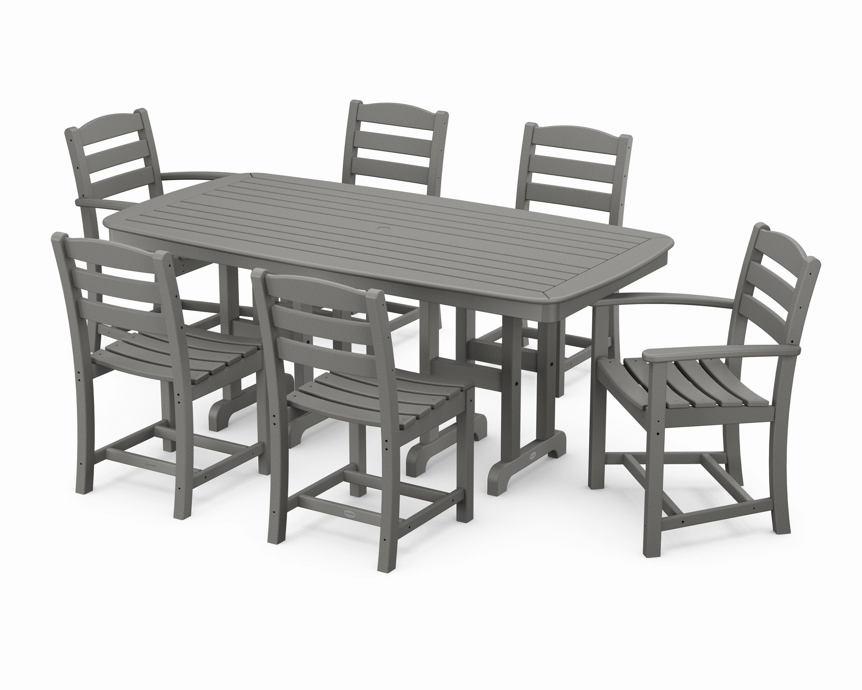 La Casa Caf 7-Piece Dining Setoutdoor patio furniture set
