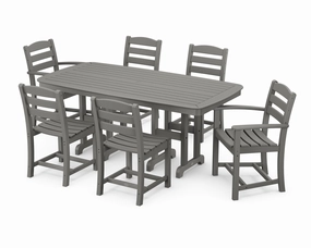 La Casa Caf 7-Piece Dining Setoutdoor patio furniture set