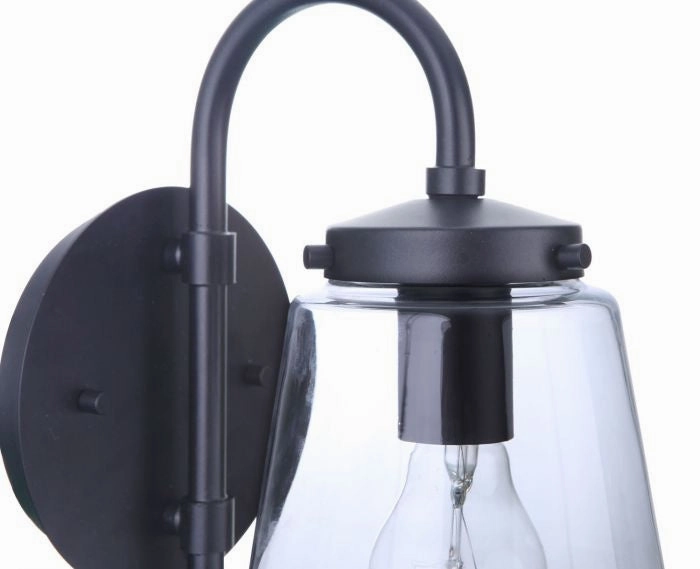 Laclede One Light Outdoor Wall Mount Midnight