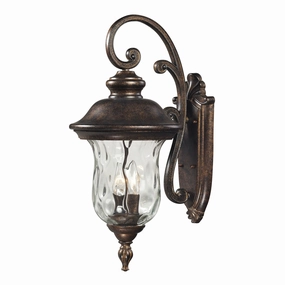 Lafayette Three Light Outdoor Wall Sconce Regal BronzeOutdoor wall sconces with motion sensor